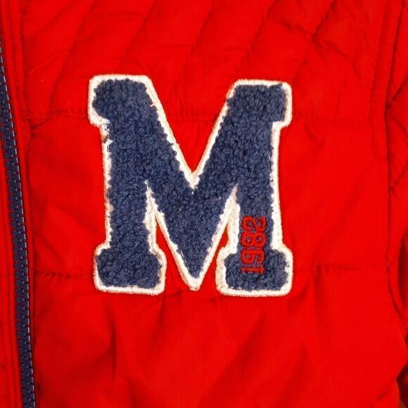 Brooklyn League NYC Boys Red/Navy Fleece-lined Coat sz 7-8 - Picture 5 of 8